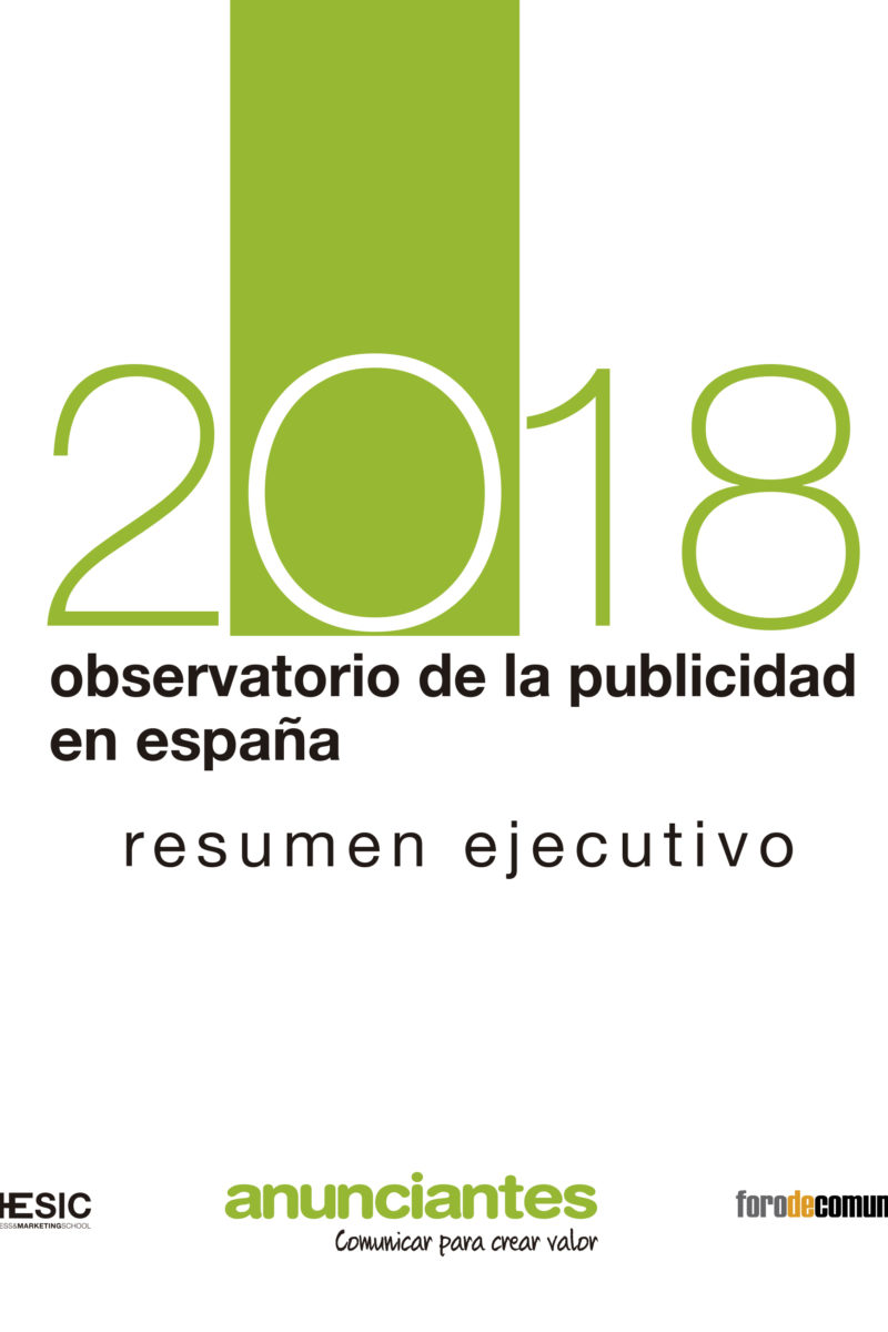 Observatorio de la publicidad en España 2018