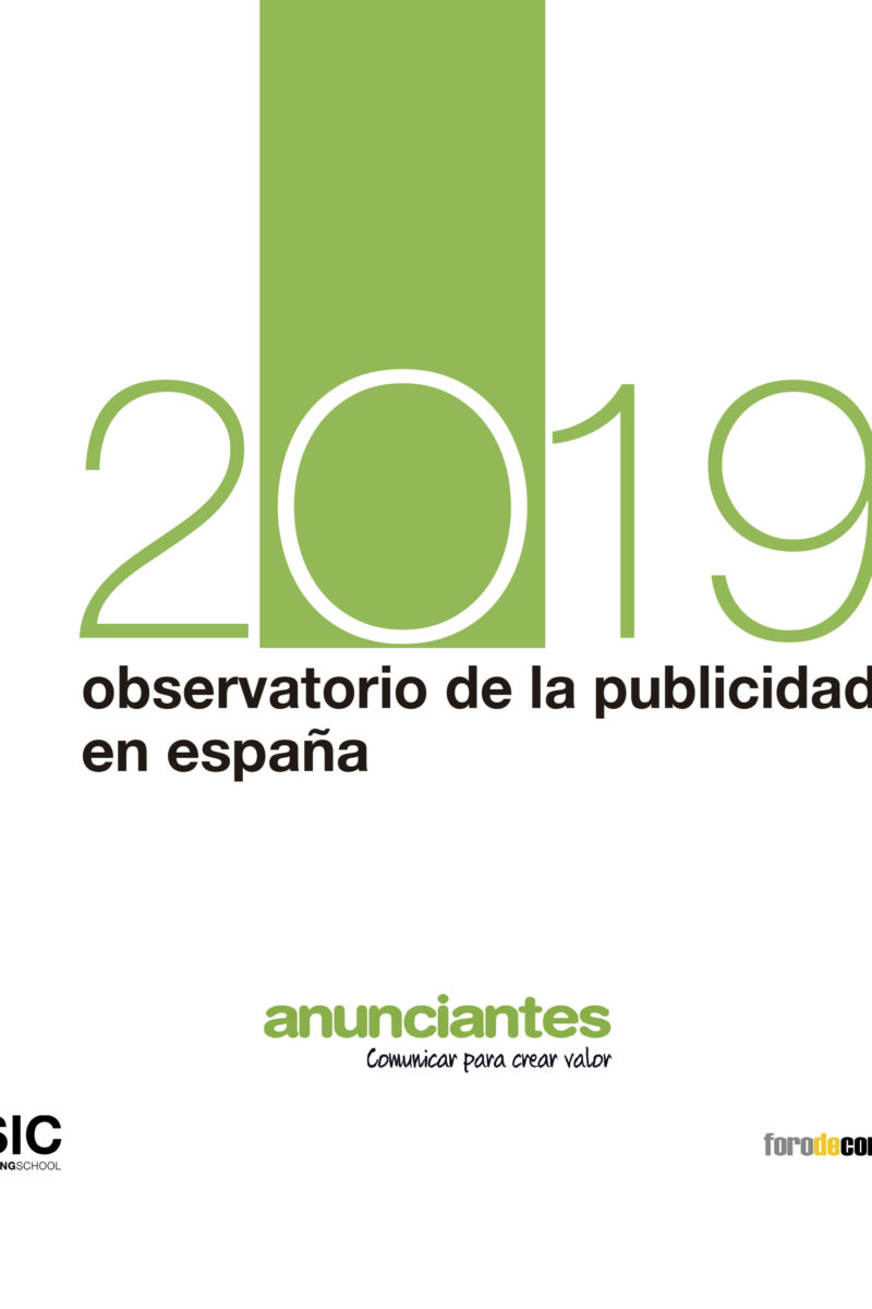 Observatorio de la publicidad en España 2019